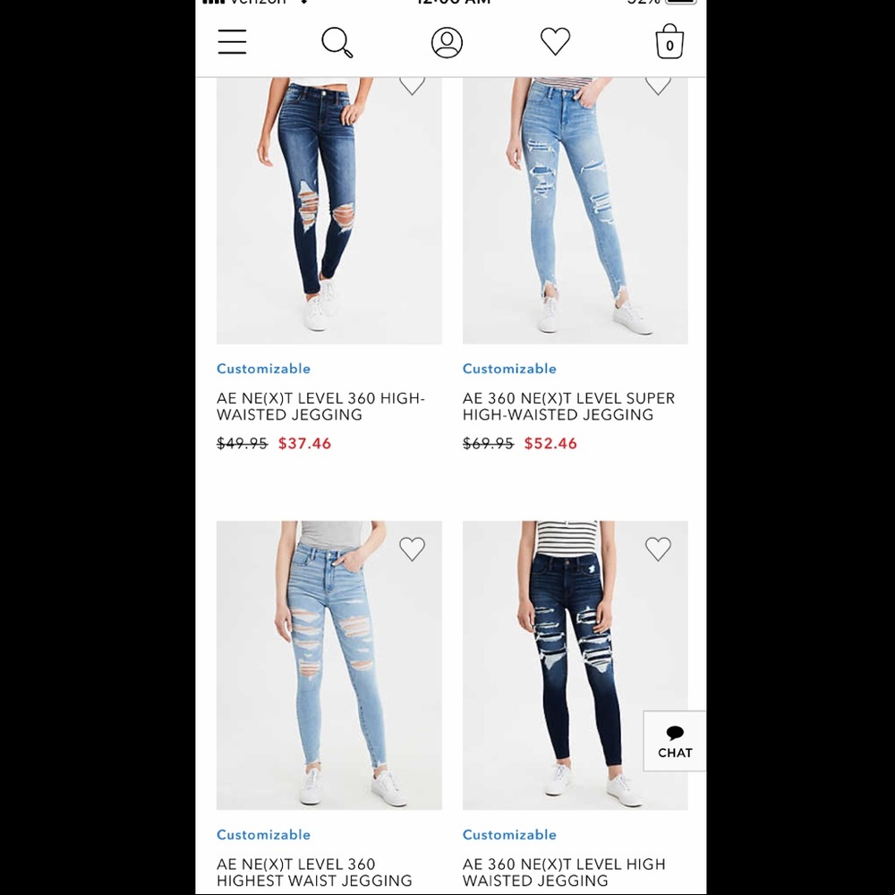 American eagle ripped jeans ( DONT BUY )